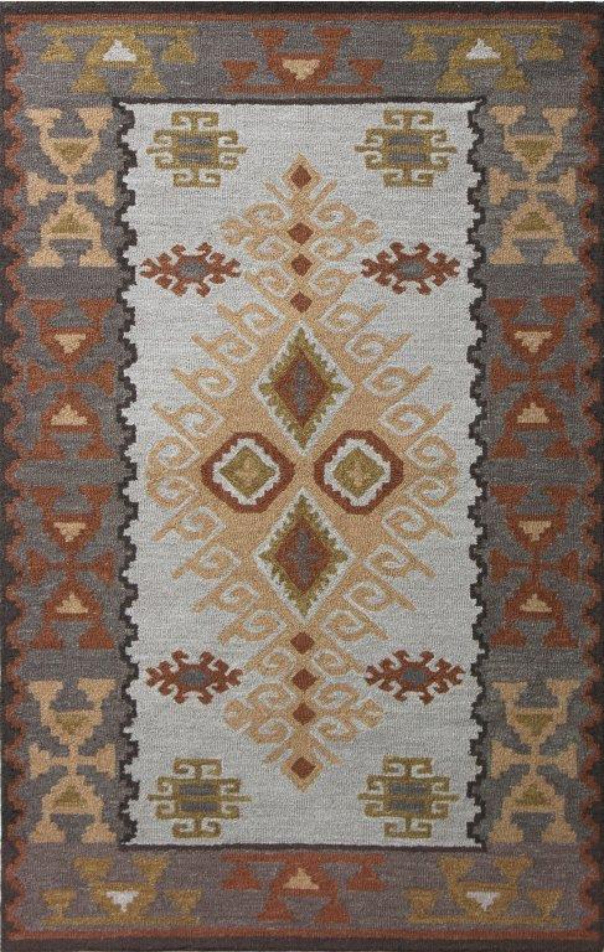 AI - HT - 009 Hand Tufted Rug - Nanak Rugs