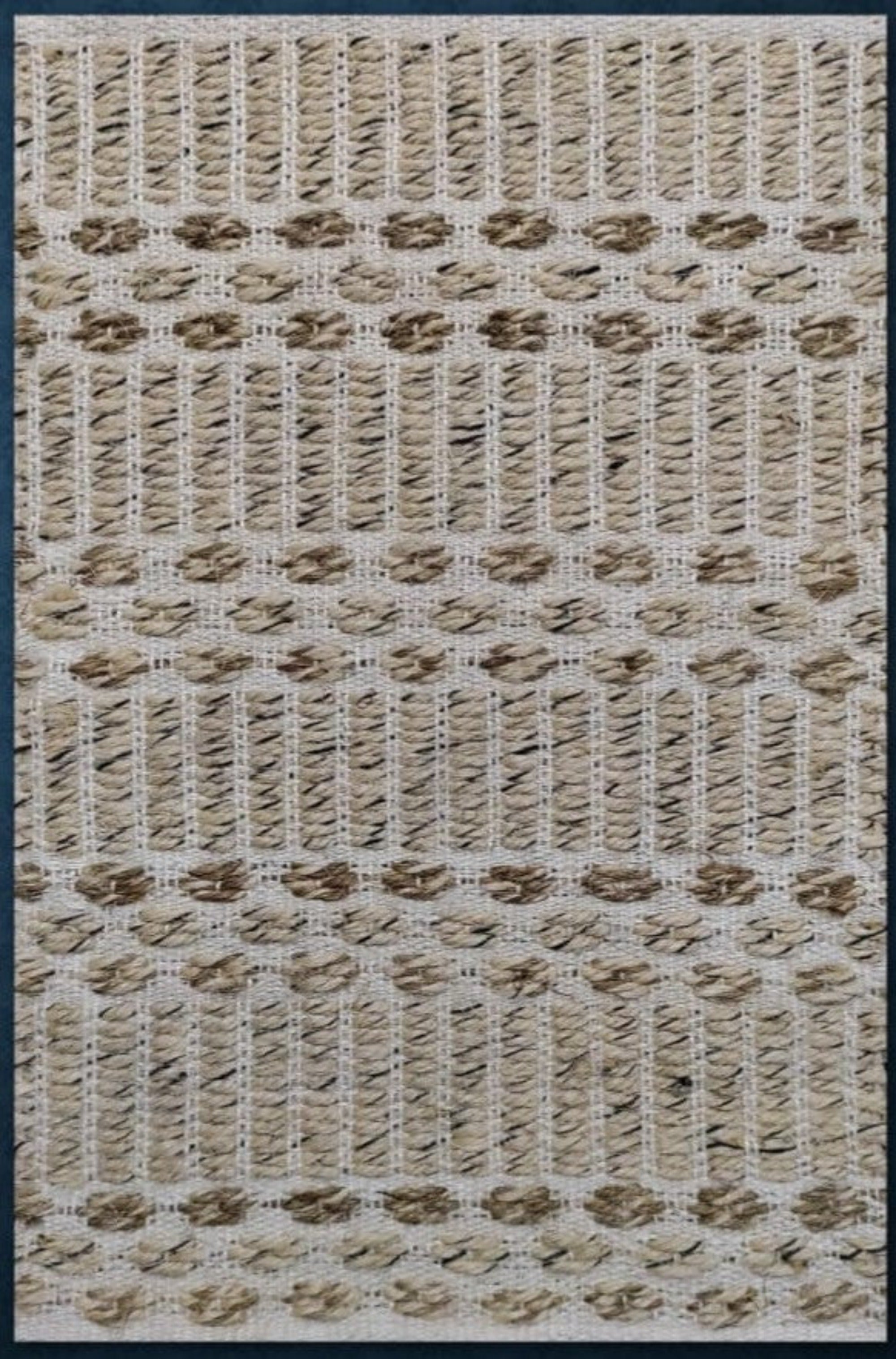 ALM - 13 Brown Bleach Hand Woven Rug - Nanak Rugs