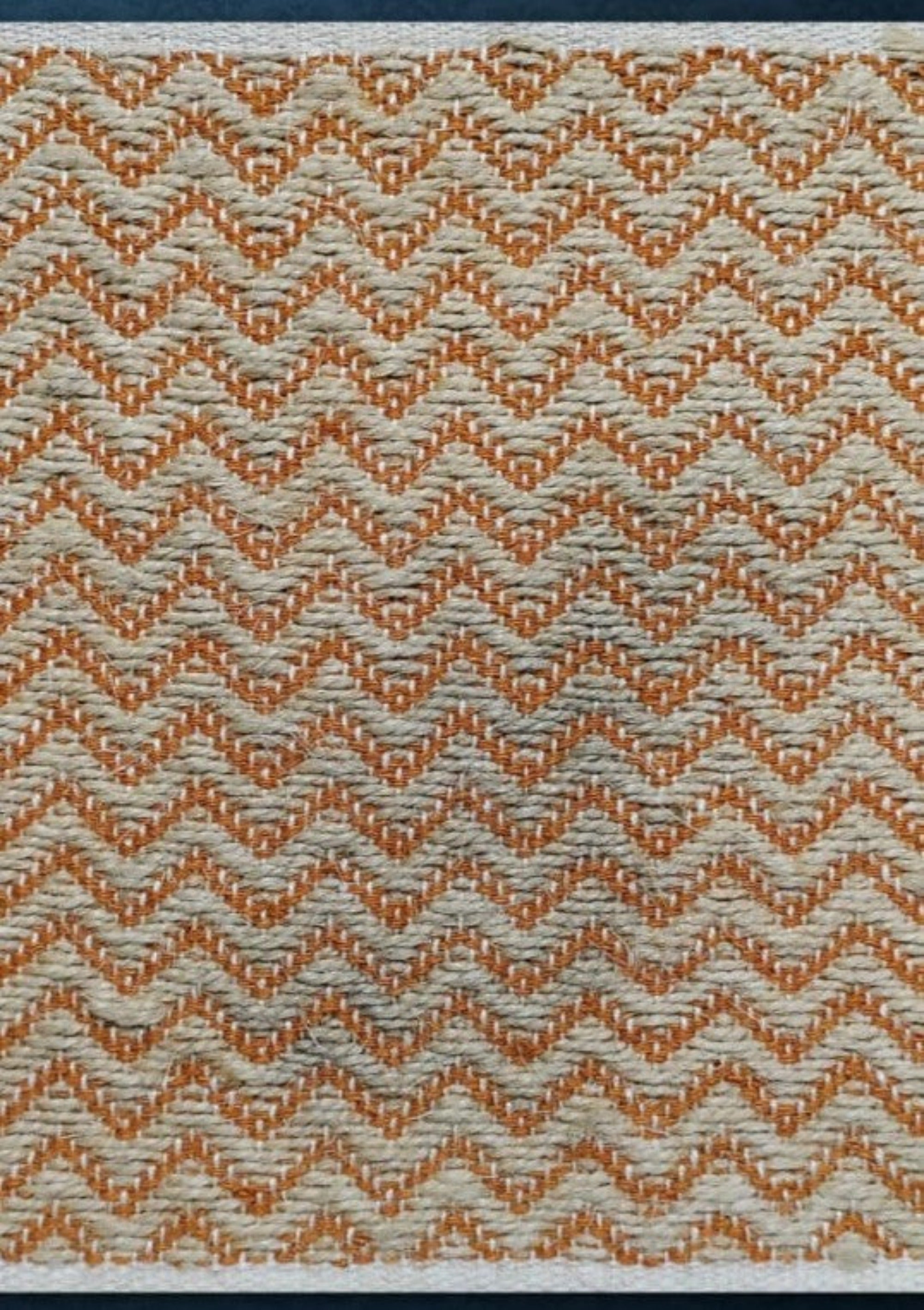 ALM - 2 Natural Orange Hand Woven Rug - Nanak Rugs