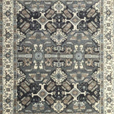 K - 1439 Grey/Beige Hand Knotted Rugs - Nanak Rugs