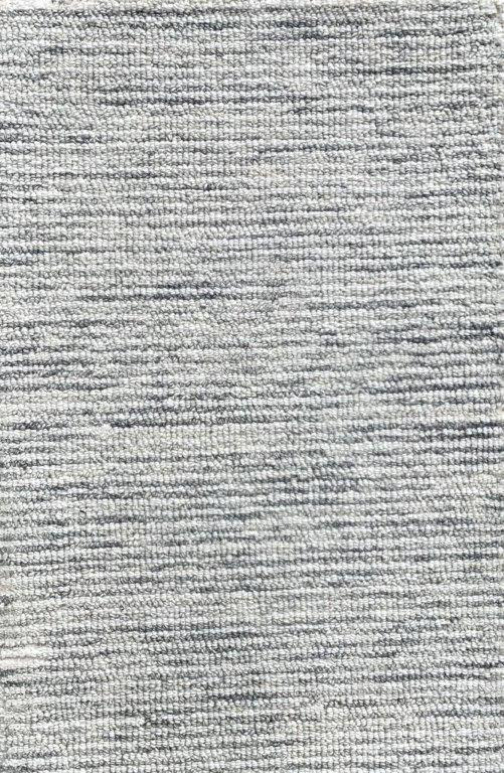 ST - 223 Light Grey Colored Hand Tufted Rug - Nanak Rugs